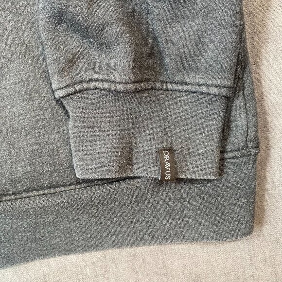 Dravus Gray & Black Cardigan Jacket Button Front Dual Chest Pockets Mens size XL - Picture 8 of 10